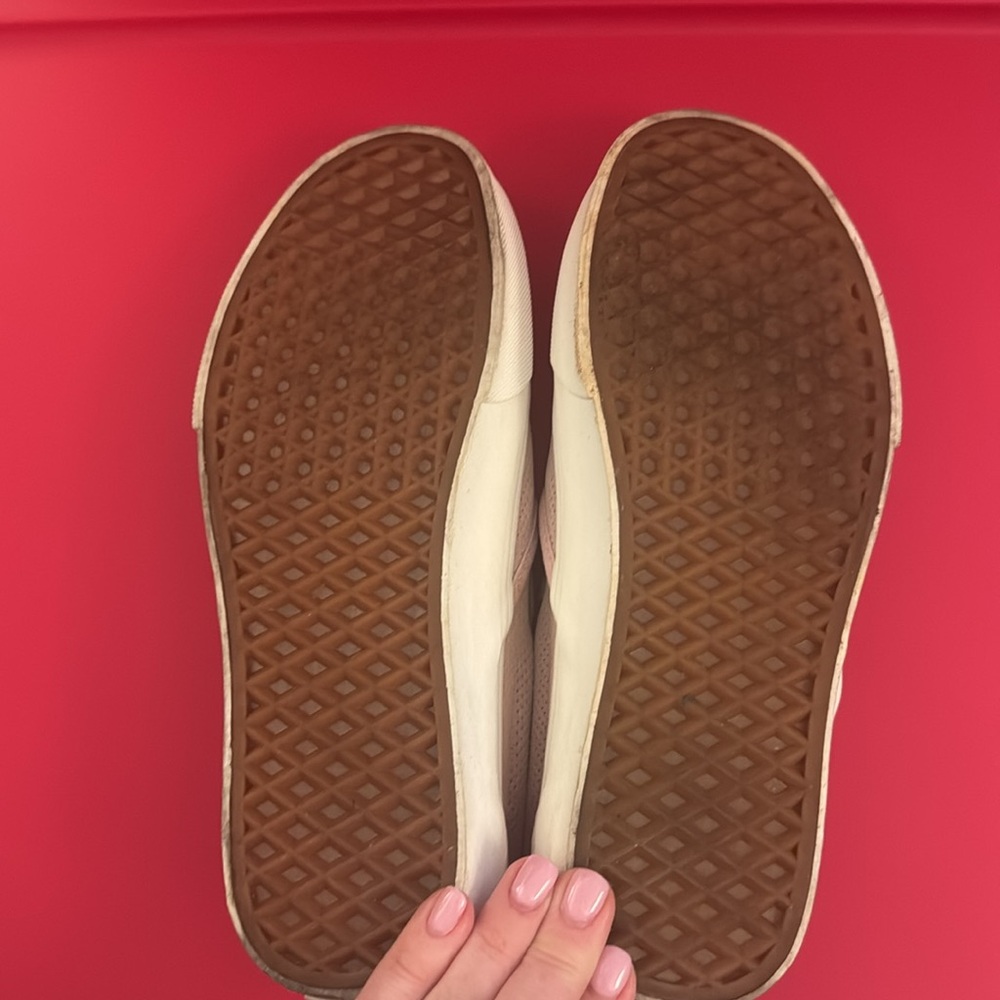 VANS Slip On Sneaker Womens Size 8 Perforated - Picture 3 of 5
